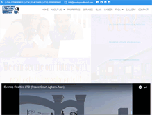 Tablet Screenshot of evertoprealtiesltd.com